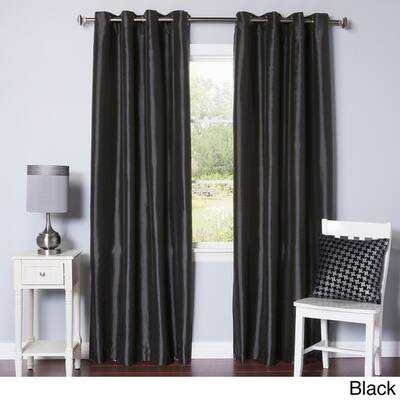 Buy Black Silk Curtains Drapes Online At Overstock Our Best