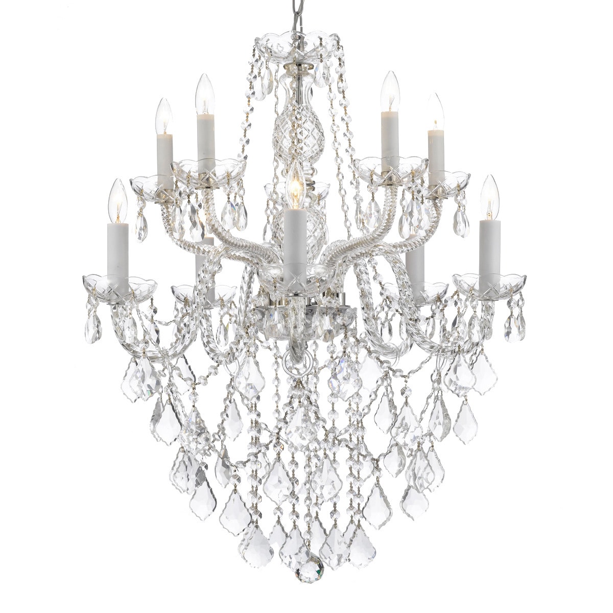 Gallery 10 light Crystal Chandelier