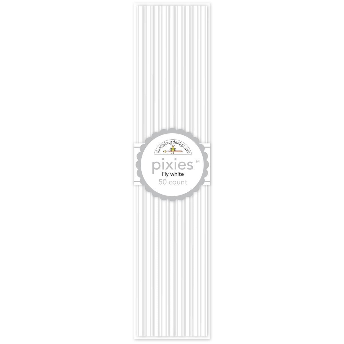 Monochromatic Pixies Mini Picks .125 X5 50/pkg   Lily White