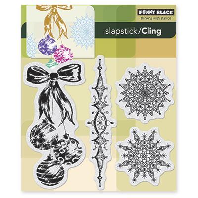 Penny Black Cling Rubber Stamp 5 X6 Sheet   Ornately