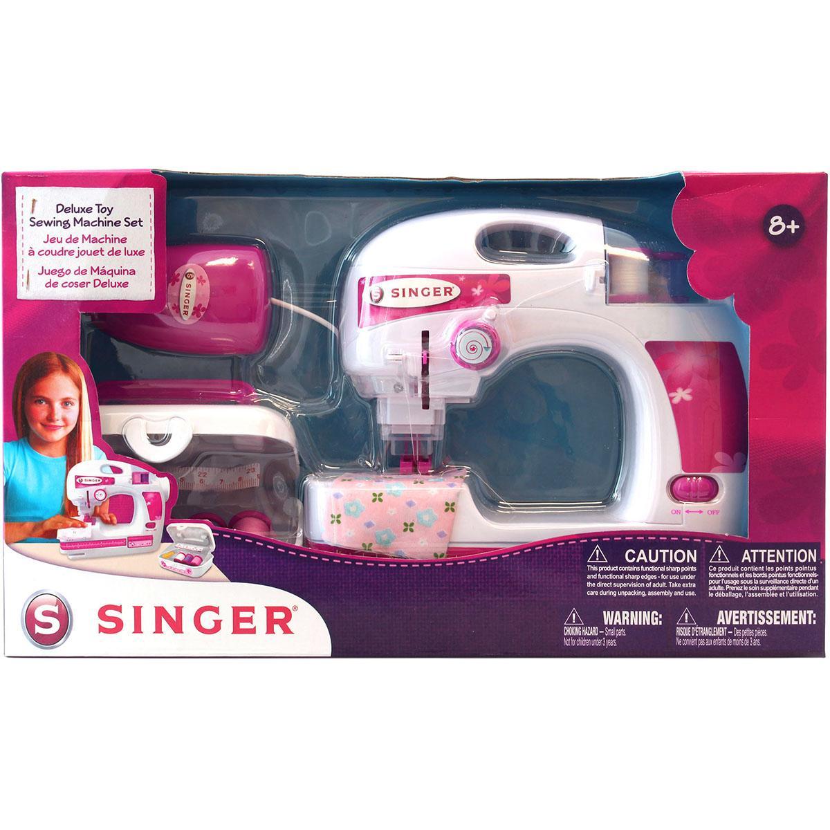 Singer Deluxe Toy Sewing Machine With Sewing Kit Set