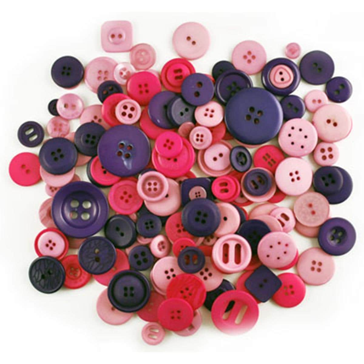 Jumbo Fashion Button Assortment 6oz/pkg   Passion