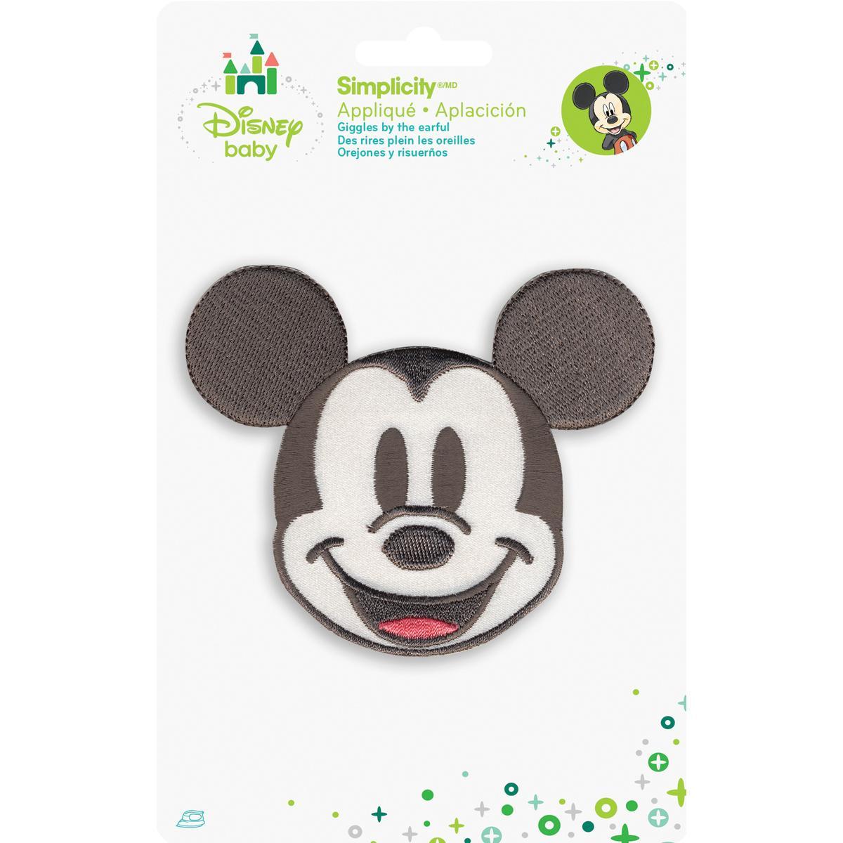 Disney Mickey Mouse Mickey Head Iron on Applique