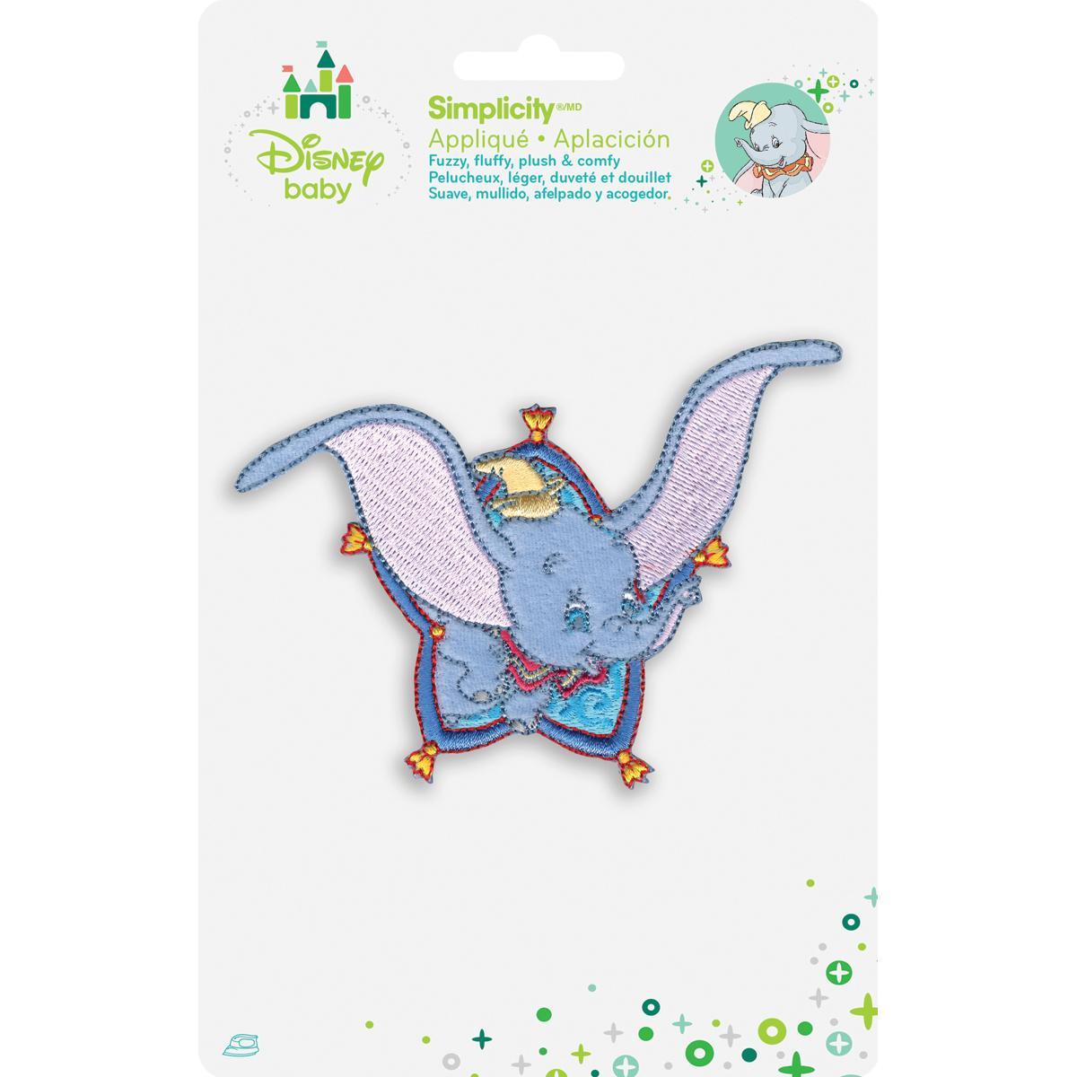 Disney Dumbo Flying Iron on Applique