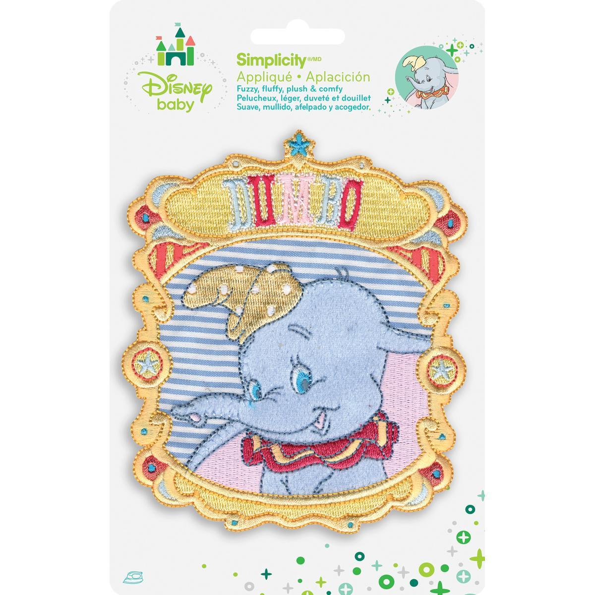 Disney Dumbo Portrait Iron on Applique