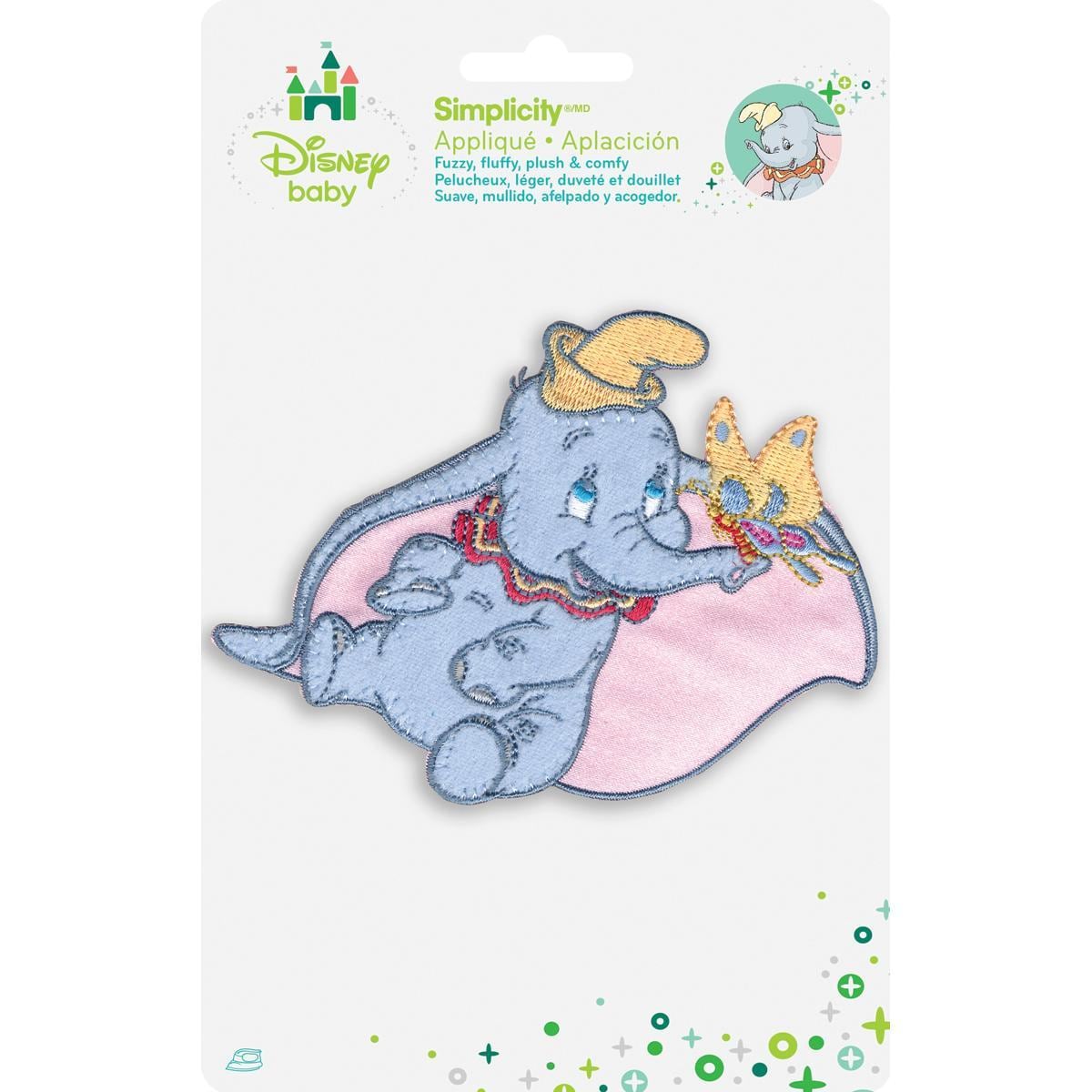 Disney Dumbo With Butterfly Iron on Applique