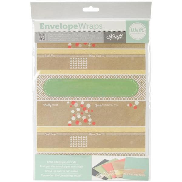 SelfAdhesive Envelope Wraps 18/Pkg Kraft Overstock 8779658