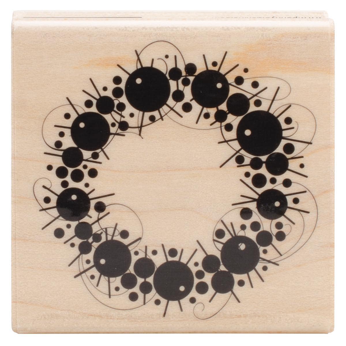 Penny Black Mounted Rubber Stamp 2.5 X2.5   Ornamental Wreath