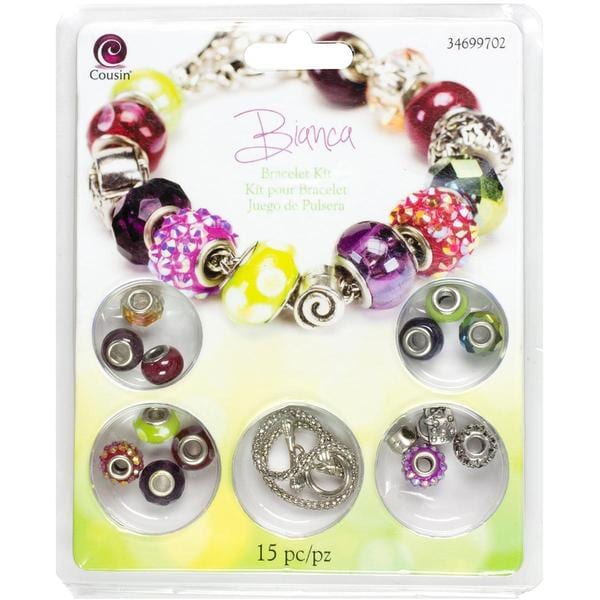 Large Hole Bracelet Kit   Bianca 15pcs   16019826  