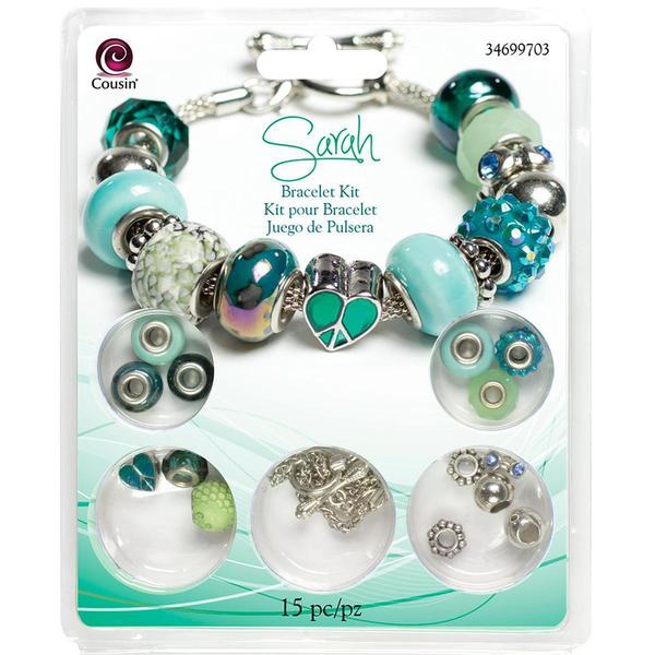 Large Hole Bracelet Kit   Sarah 15pcs