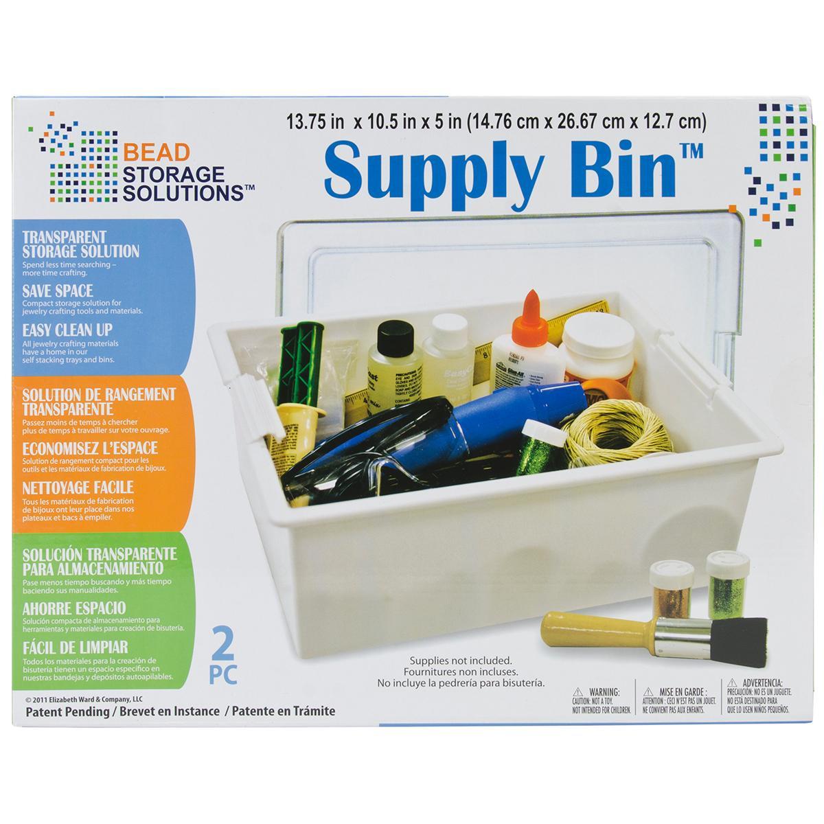 Elizabeth Wards Supply Bin 13.75 X10.5 X5