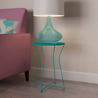 slide 1 of 1, Mission Sycamore Powder-coated Metal Side Table