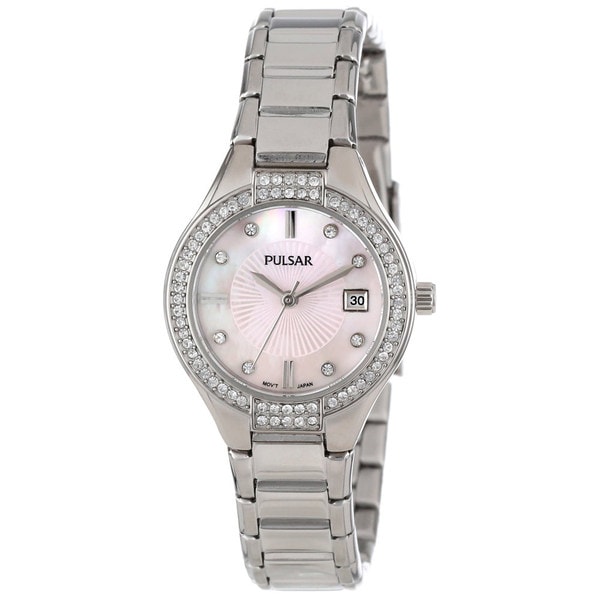 Shop Pulsar Women's Mother of Pearl Dial Dress Sport Collection Watch ...