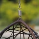preview thumbnail 5 of 6, Cayuse Wicker Tear Drop Hanging Chair by Christopher Knight Home