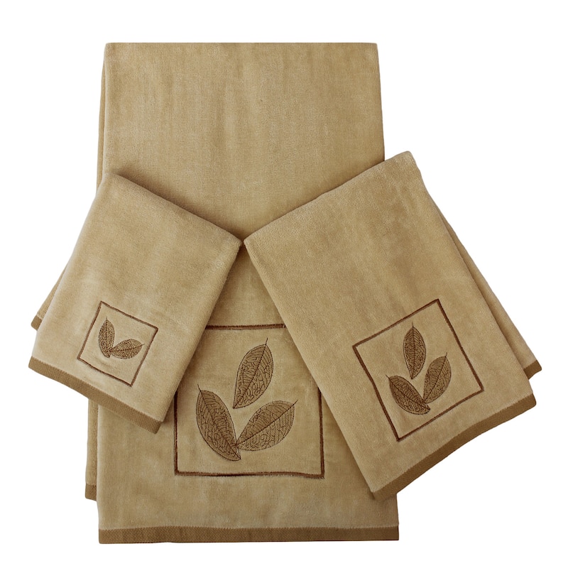 Sherry Kline Ridge 3-piece Embellished Towel Set