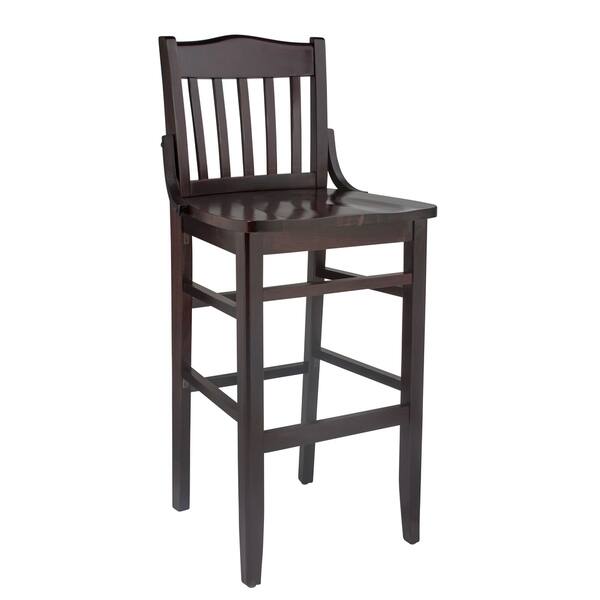 Shop Schoolhouse Wooden Bar Stool Free Shipping Today