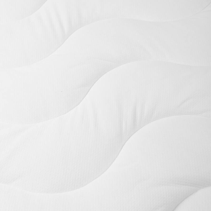 Coolmax Moisture Wicking Mattress Pad by Cozy Classics white On