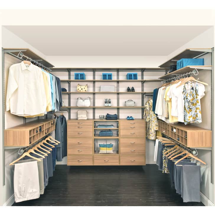 Organized Living freedomRail Cypress Live 1-drawer Double Hang Big OBox