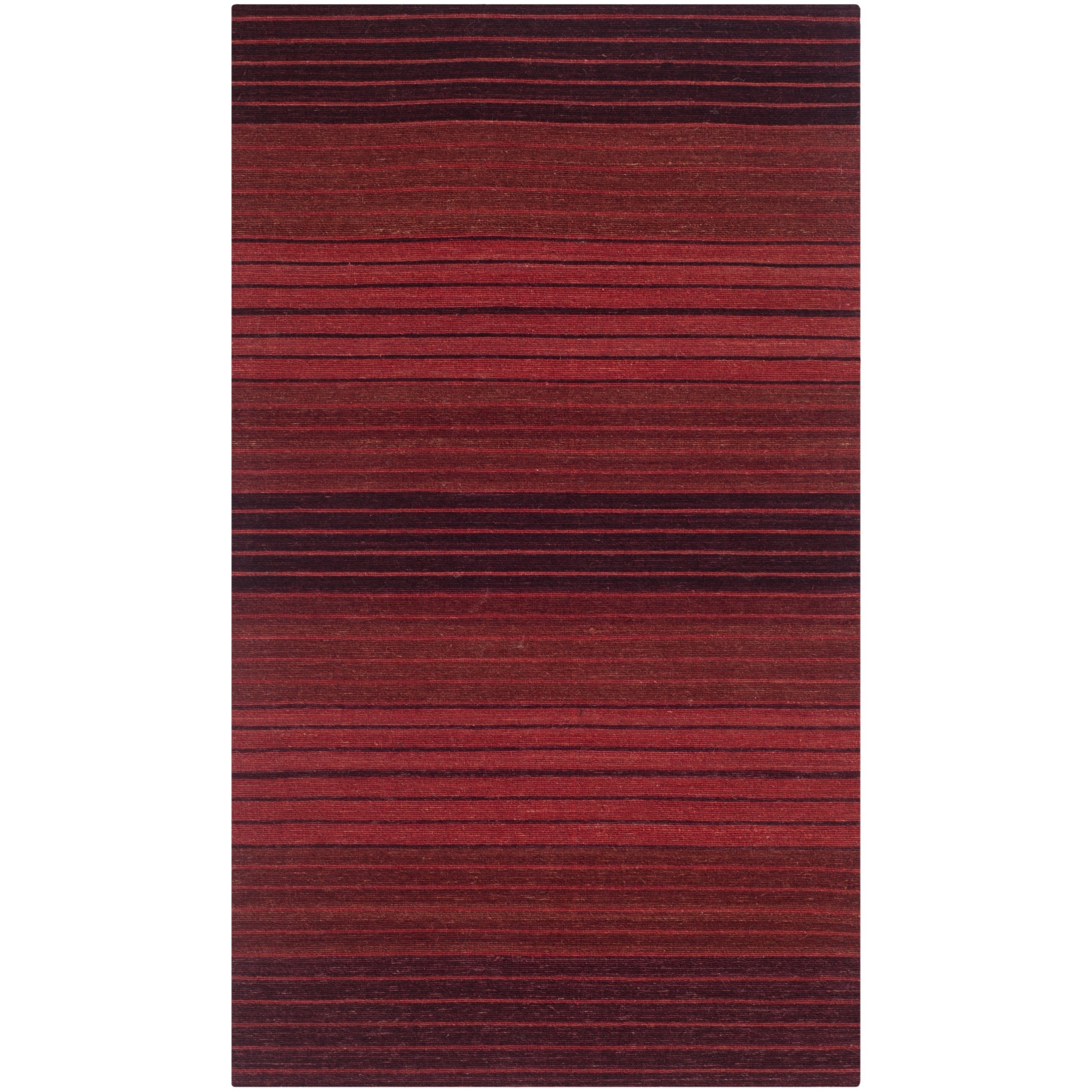 Safavieh Hand woven Marbella Red Wool Rug (23 X 4)