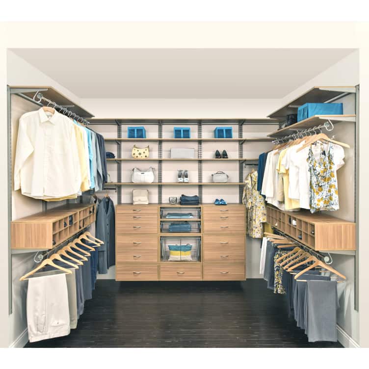 Organized Living freedomRail Cypress Live Double Hang Big OBox Cubby