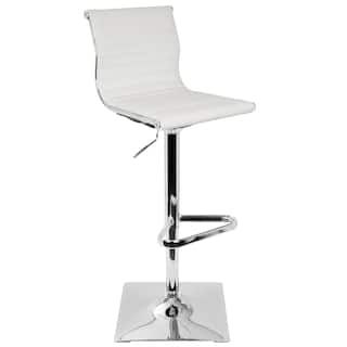 White Leather Counter Bar Stools Online At Clay Alder Home Tower Master Contemporary Adjule Bar Stool In Faux Leather