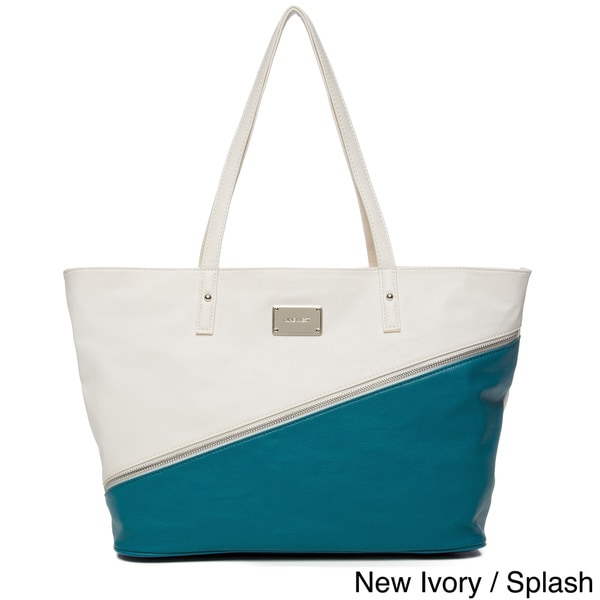 Nine West 'Block Out' Color Block Tote Bag - Overstock Shopping - Great ...