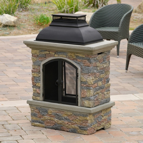 Shop Christopher Knight Home Luvan Outdoor Natural Stone ... Shop Christopher Knight Home Luvan Outdoor Natural Stone ... on Backyard Chiminea Ideas id=35957