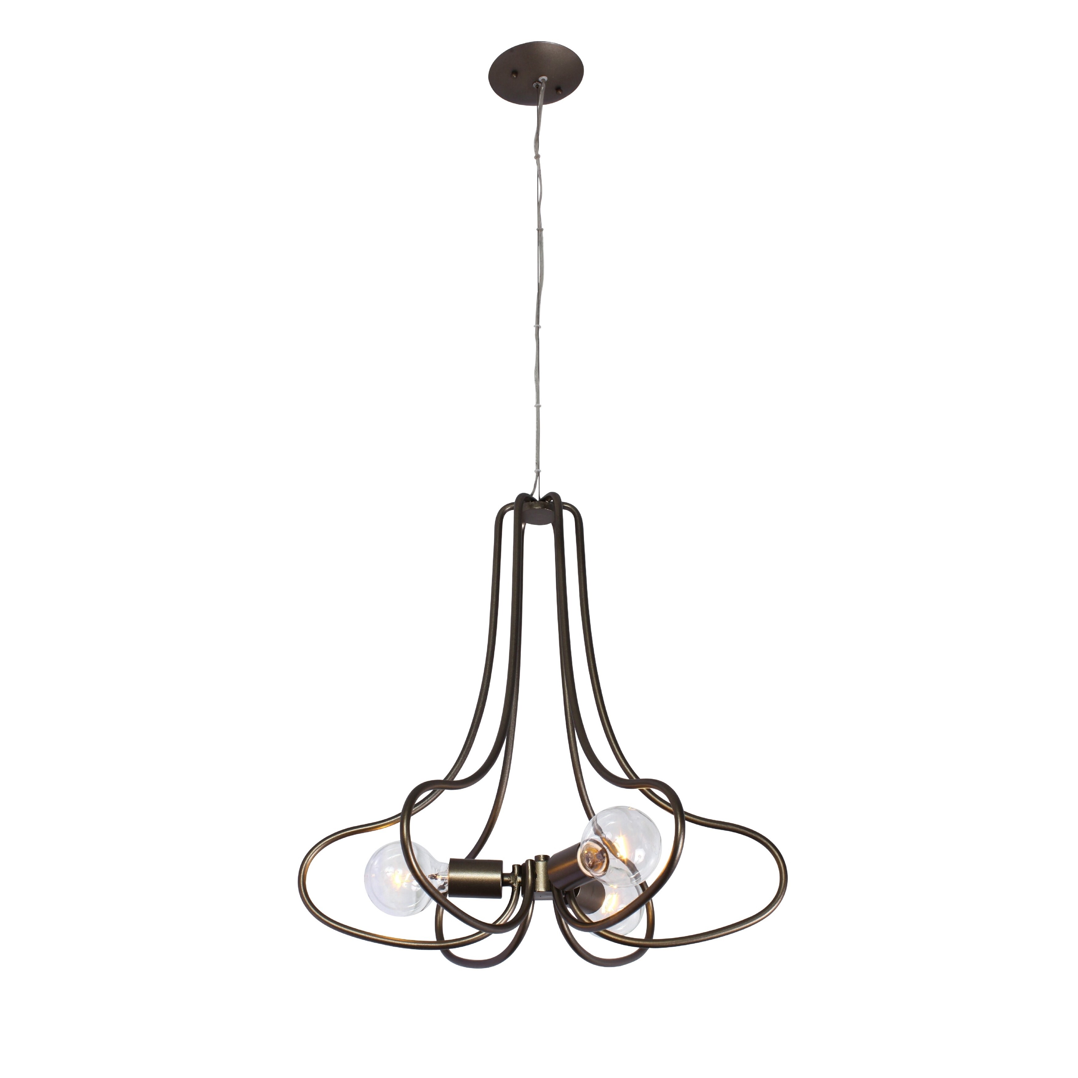 Varaluz The Whole Package 3-light New Bronze Chandelier (New Bronze) - Chandeliers For Bedrooms by Overstock.com