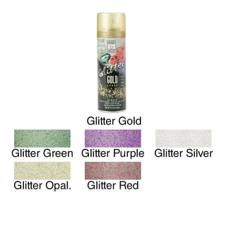 spray glitter 6oz fabric paint silver