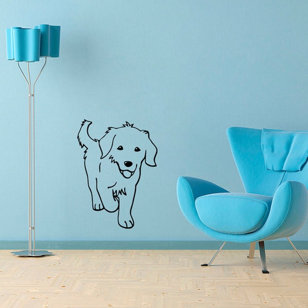 Shop Animal Dog Vinyl Wall Decal Art Free Shipping Today Overstock