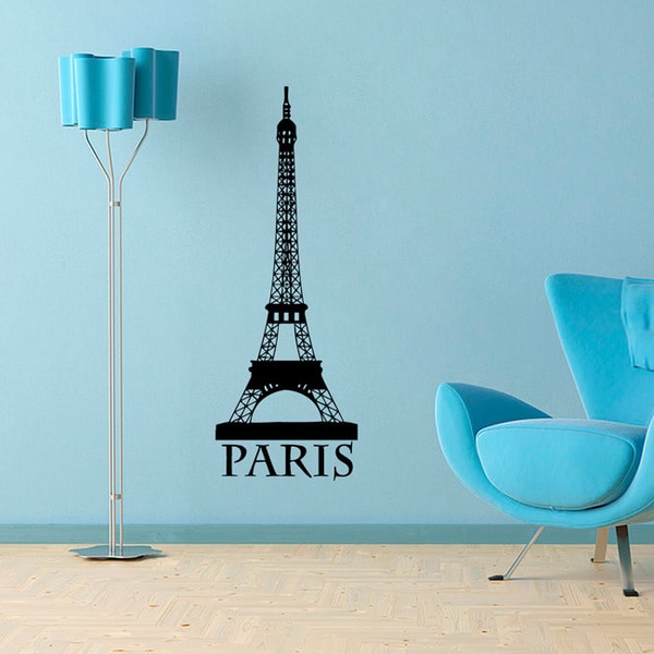 Eiffel Tower Vinyl Wall Decal Art Vinyl Wall Art