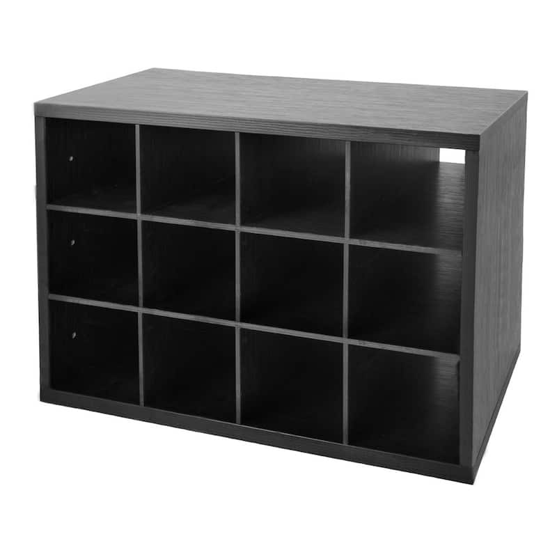 Organized Living freedomRail Midnight Live OBox Shoe Cubby