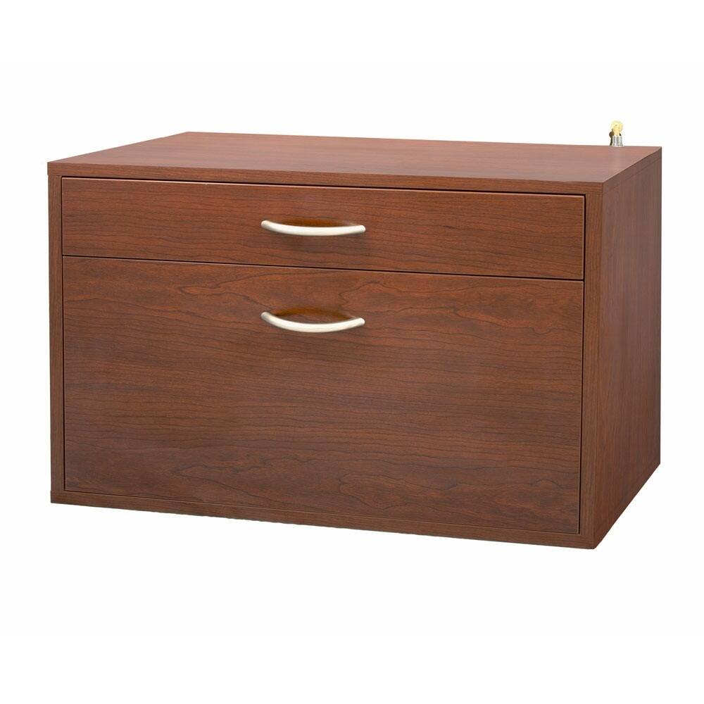 Organized Living freedomRail Modern Cherry OBox File Drawer