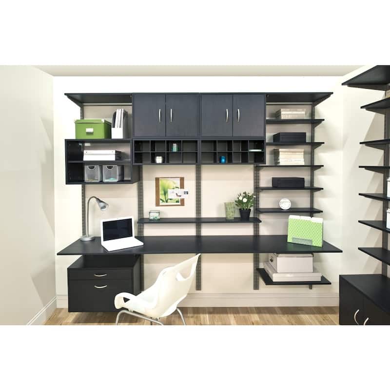 Organized Living freedomRail Midnight Live Double Hang OBox Cubby