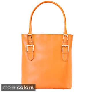 Leather Bags Clearance Liquidation Online At Isaac Mizrahi Emily Removable Camera And Tech Compartment Genuine Leather Tote Bag