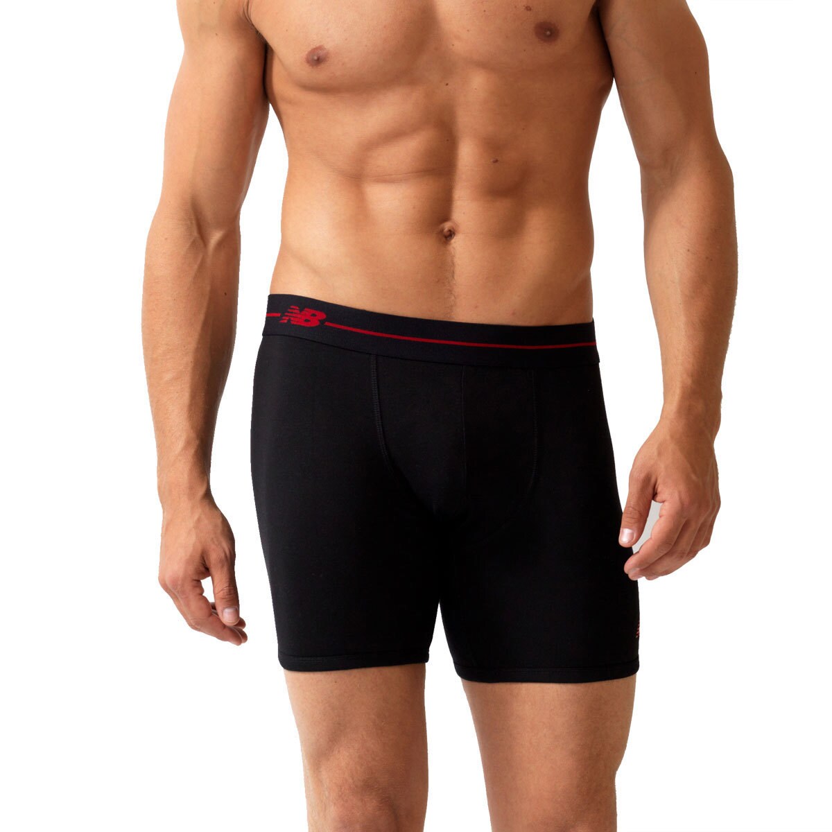 New Balance Black Essential Boxer Briefs (pack Of 2)