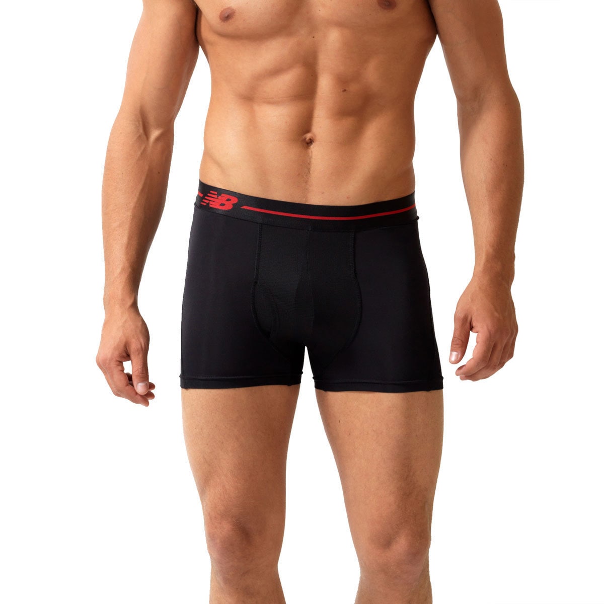 New Balance Performance Black/black 3 inch Inseam Sport Trunks