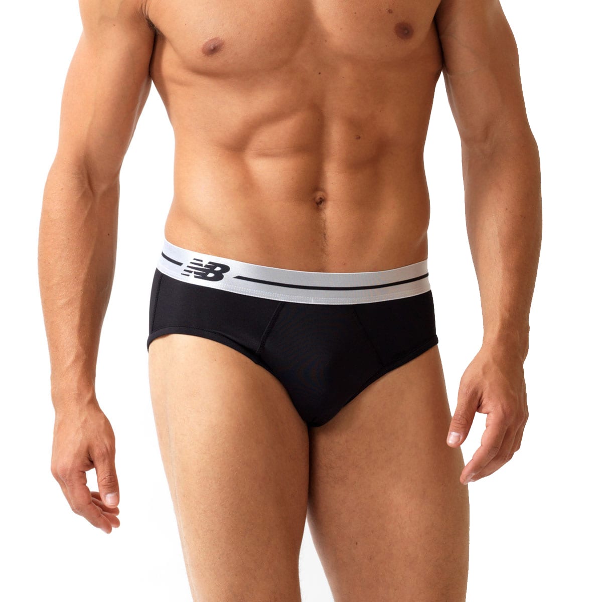 New Balance Mens Performance Black Sport Briefs