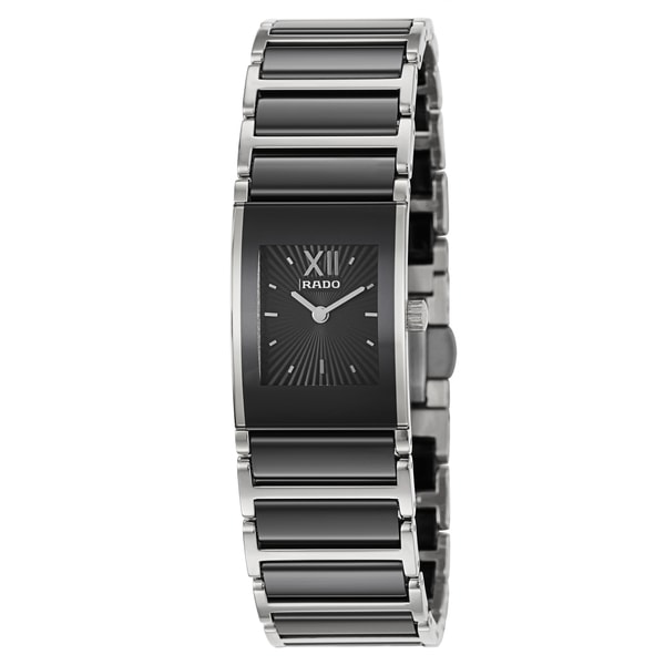 Rado Womens Integral Stainless Steel Swiss Quartz Watch  