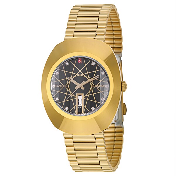 gold plated automatic watch
