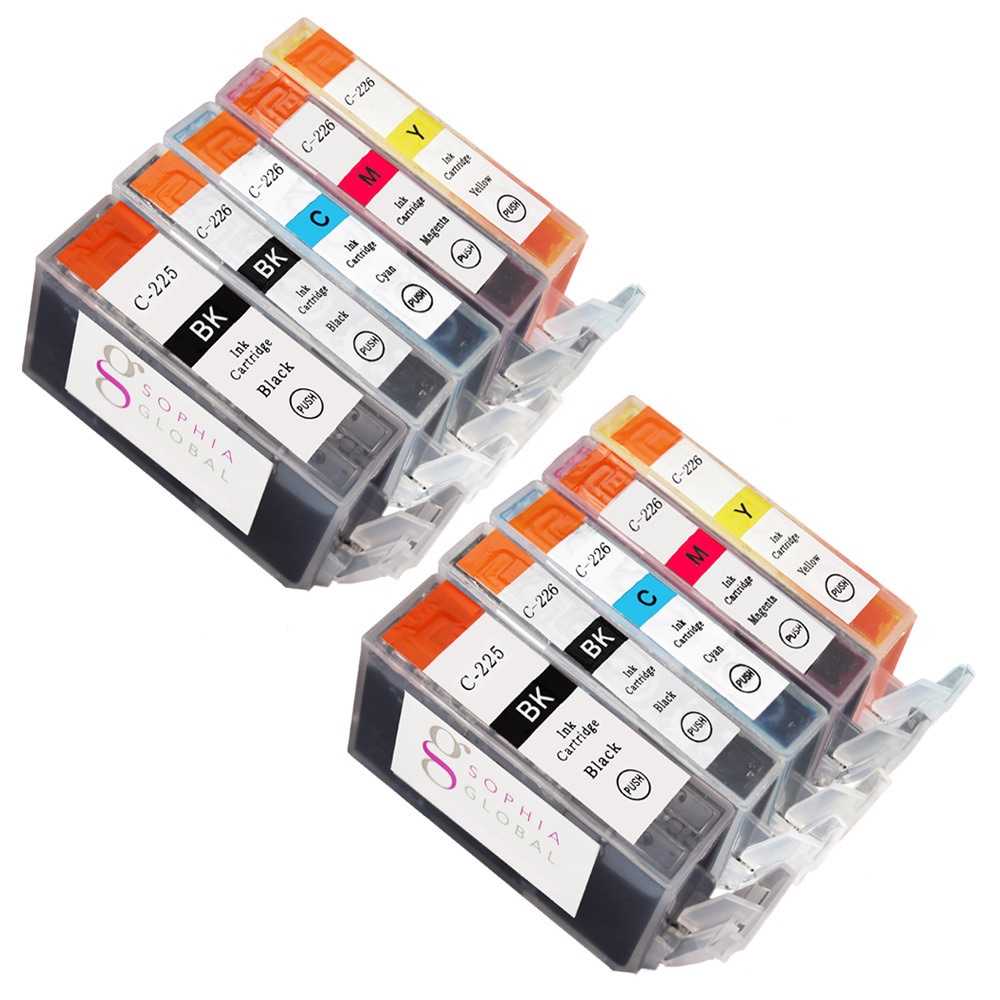 Sophia Global Compatible Ink Cartridge Replacement For Canon Pgi 225 Cli 226 (remanufactured) (pack Of 10)