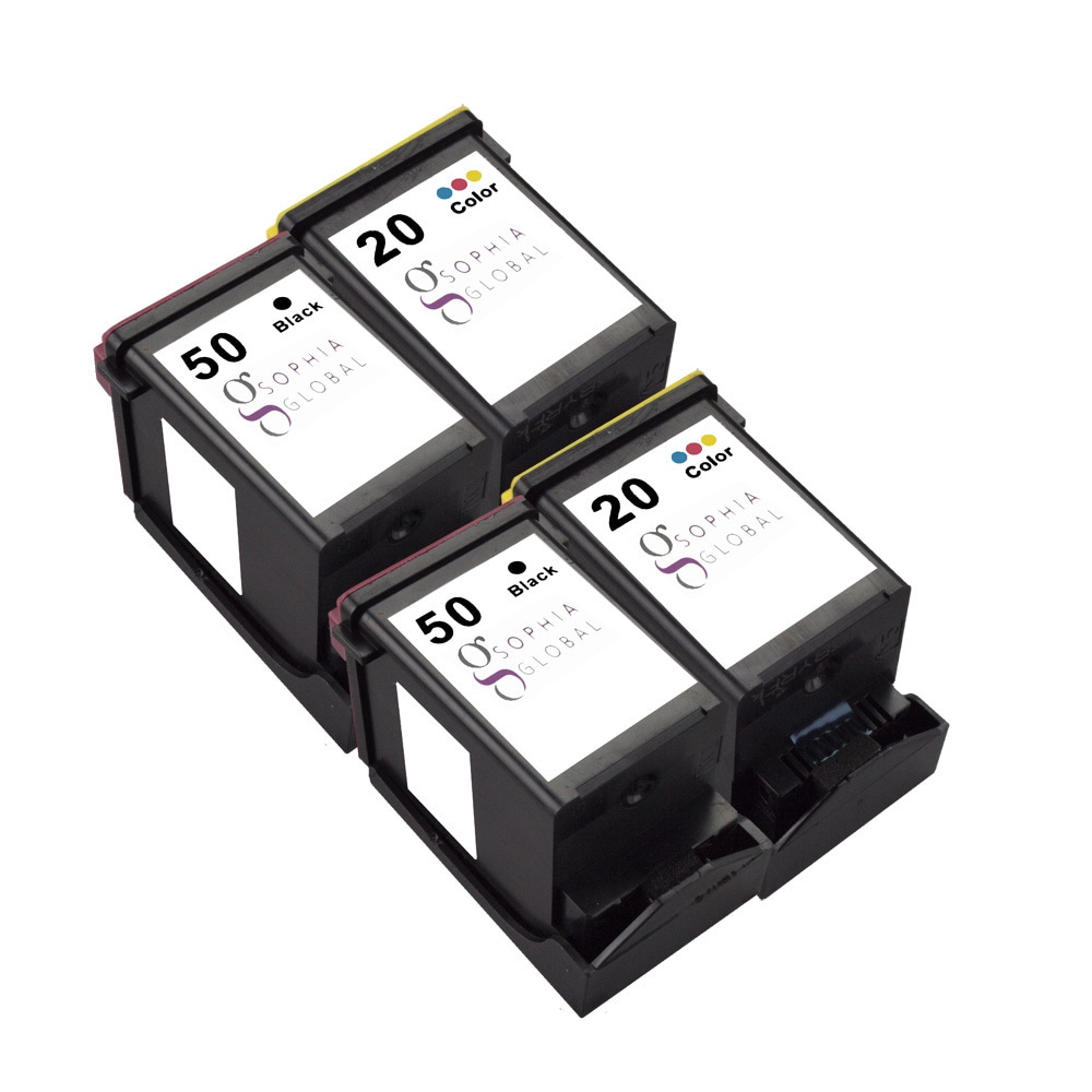 Sophia Global Ink Cartridge For Lexmark 70/20 (remanufactured) (pack Of 4)