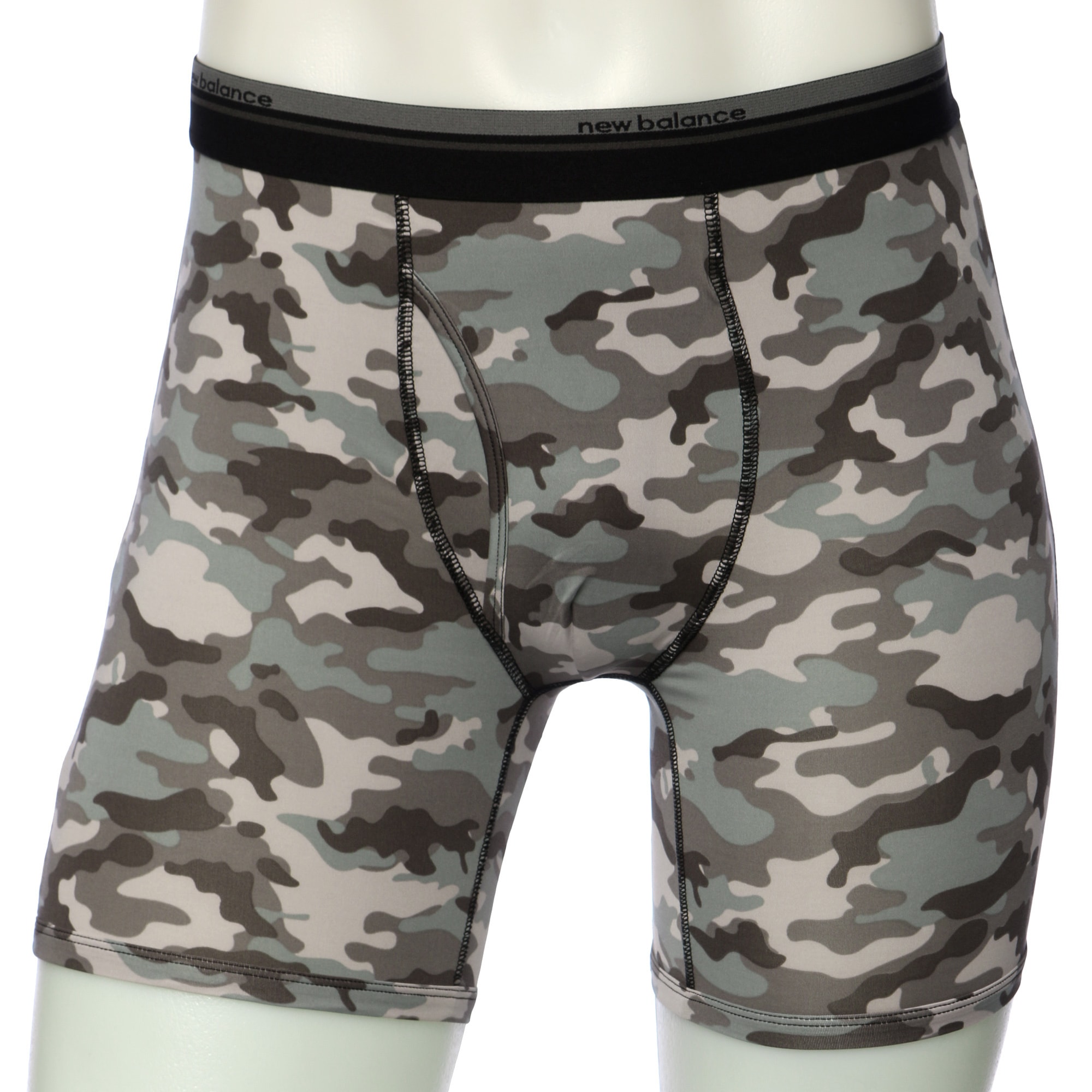 New Balance Mens Black Camo Photoprint Boxer Briefs