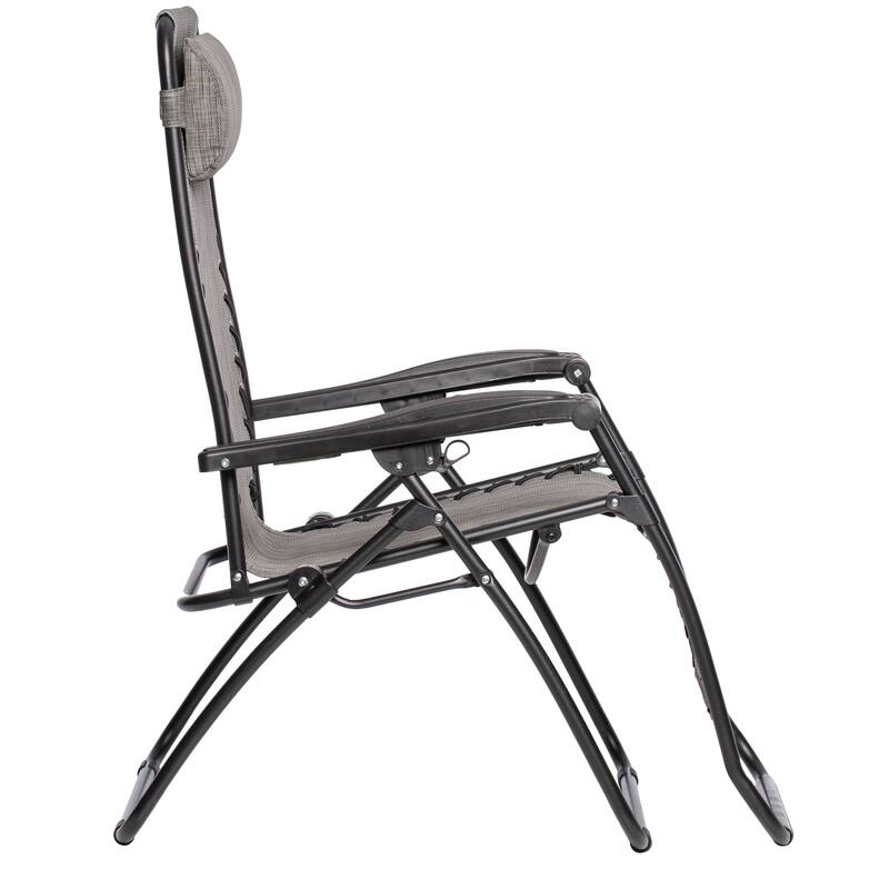 Caravan Sports Grey Infinity Zero Gravity Chair (Pack of 2) On Sale