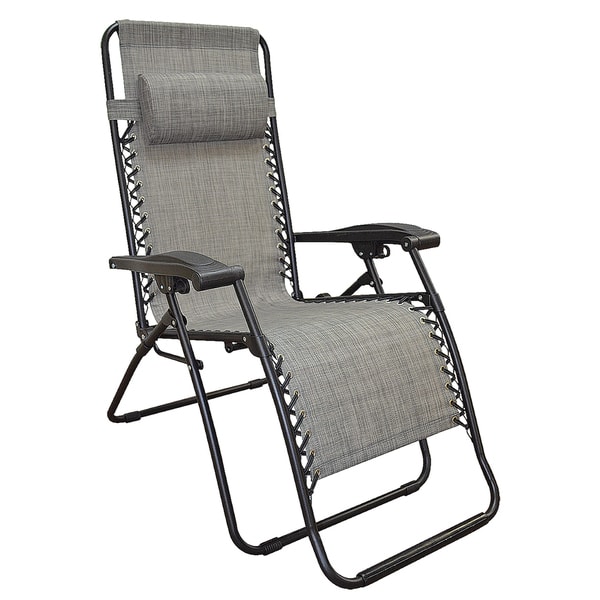 Shop Caravan Canopy Grey Infinity Zero-Gravity Chair ...