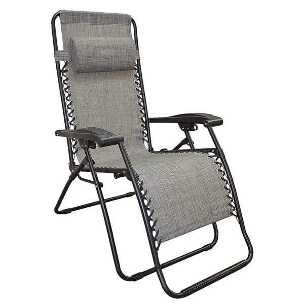 Shop Caravan Canopy Grey Infinity Zero Gravity Chair Overstock 8789460