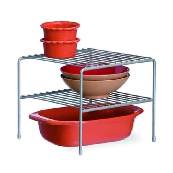 Organized Living Nickel Large Double Shelf - Nickel