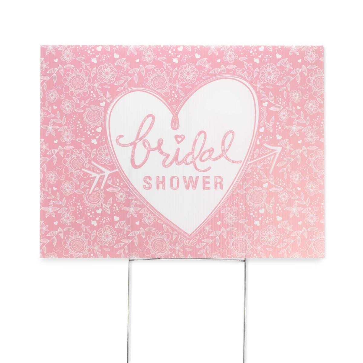 Pink Bridal Shower Yard Sign