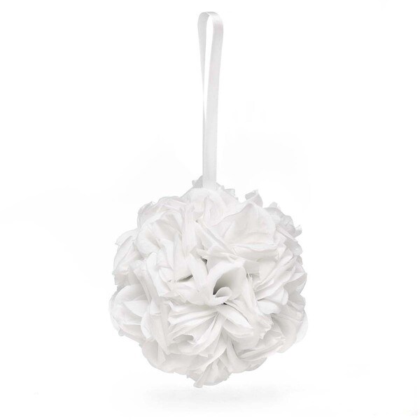 Shop White Rose Kissing Ball - Free Shipping On Orders Over $45 ...