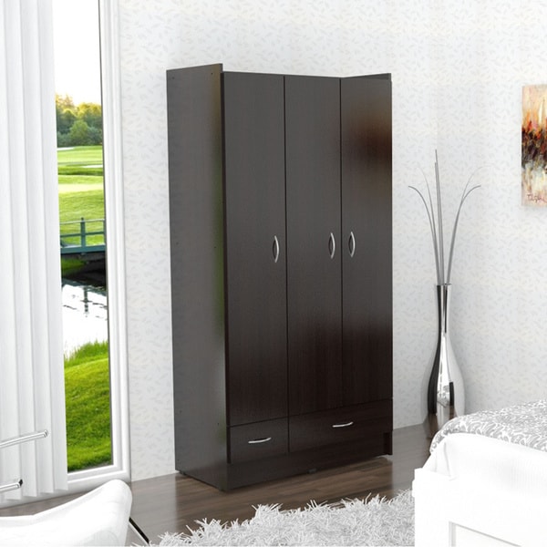 Inval Multi storage Espresso Wenge Armoire Inval America LLC Armoires